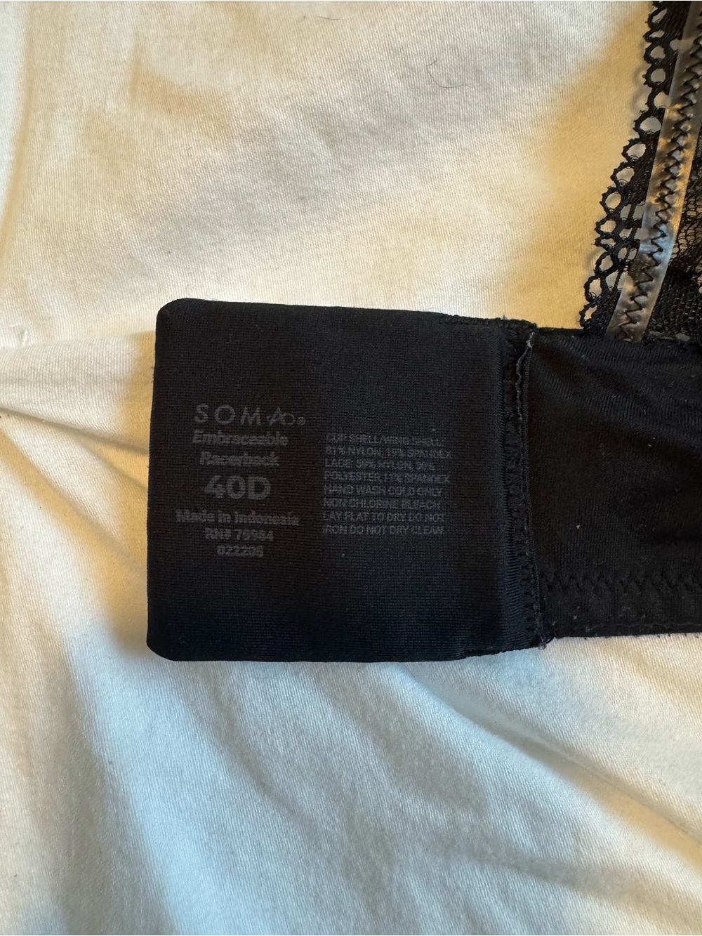Soma Embraceable Racerback Bra - Picture 5 of 5
